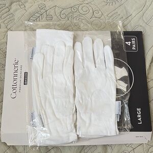 Cottonnerie cotton Gloves size L 3 pairs unused.